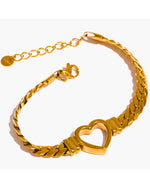 Load image into Gallery viewer, Pulseira Coração de Ouro
