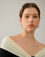 Load image into Gallery viewer, Brincos Éclat Duo Pearl
