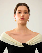Load image into Gallery viewer, Brincos Éclat Duo Pearl
