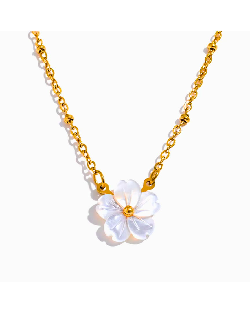 Colar Flor de Nácar