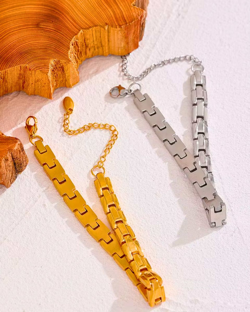Pulseira Elos Dourados