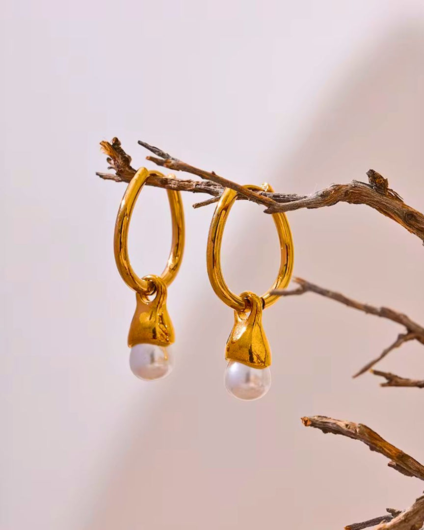 Brincos Éclat Duo Pearl