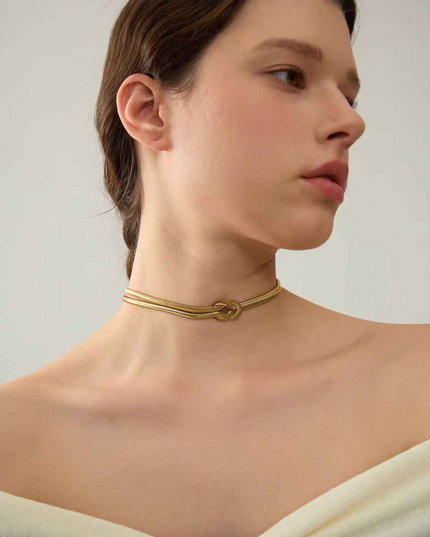 Colar Elegância Serpente